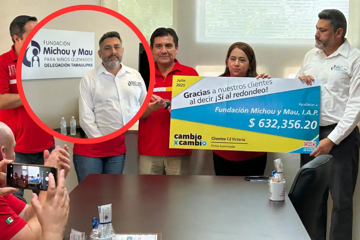 OXXO dona 632 mil pesos a Fundación Michou y Mau en Tamaulipas para tratamientos de quemaduras en niños. Conoce más aquí