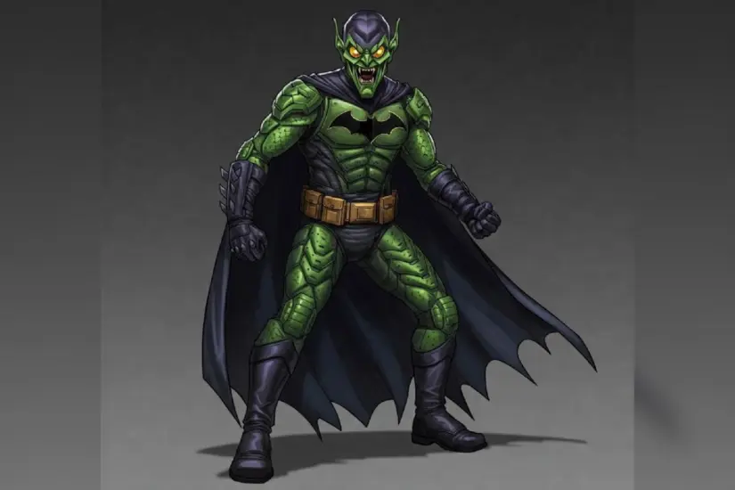 Esta mezcla de Batman y el Duende Verde presenta un justiciero sorprendente que transformará la dinámica del universo de superhéroes. Foto: Canva