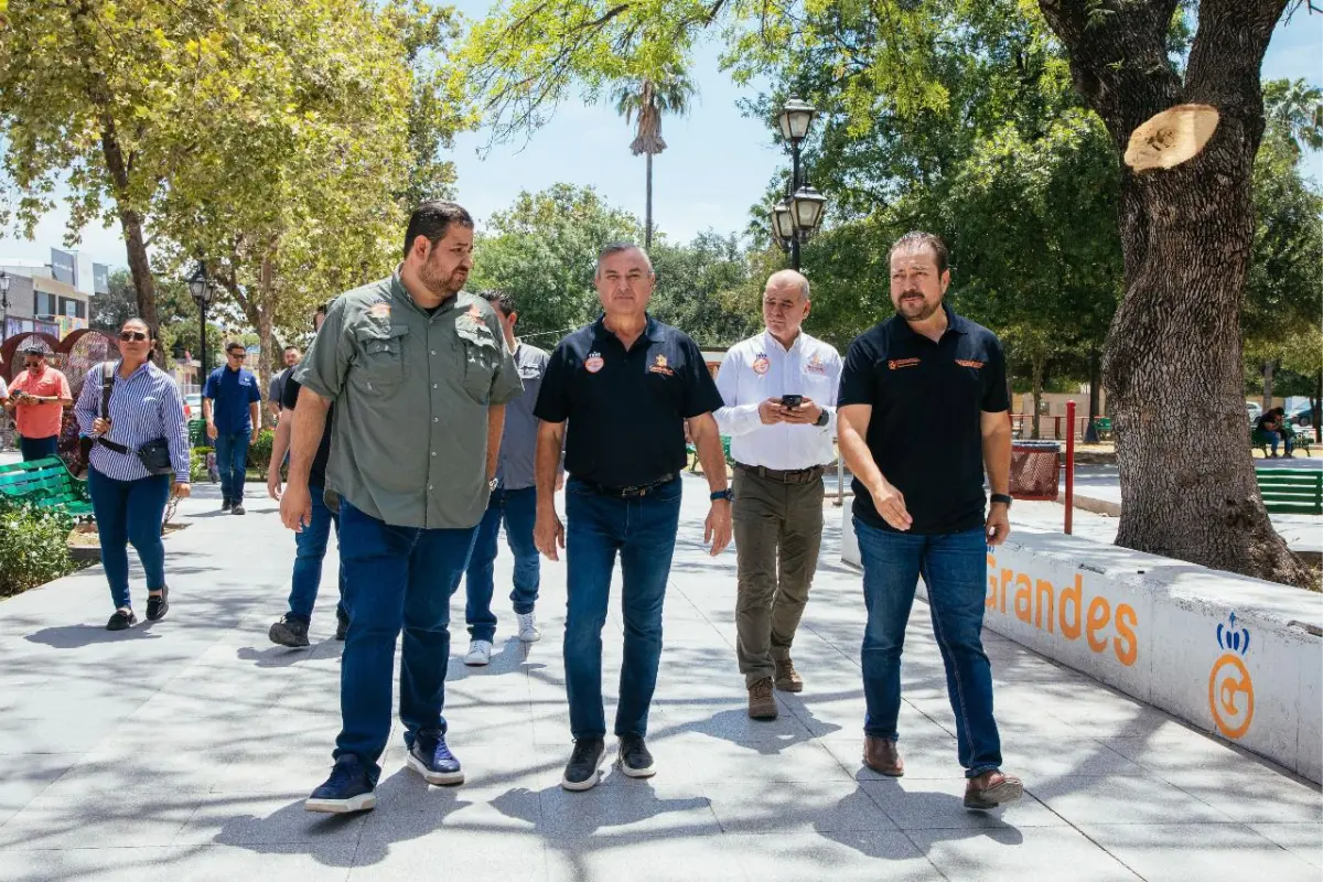 De acuerdo al alcalde, Héctor García, este proyecto será de tres etapas, donde en la primera etapa se plantarán 51 árboles/Foto: Gobierno de Guadalupe