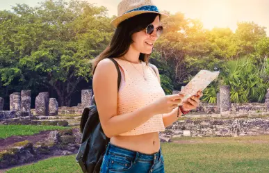 Esta es la única ciudad maya en una isla de la Península de Yucatán