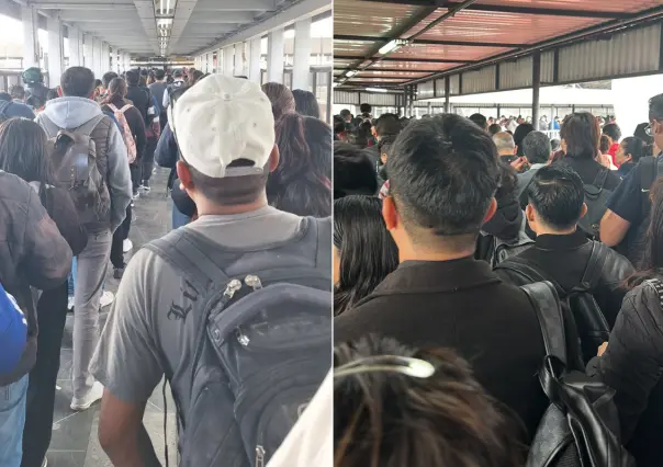 EN VIVO | Desalojan tren de la Línea 7 del Metro y genera caos; así la marcha de trenes este jueves