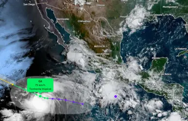 Esta es la trayectoria de ´Gil´, tormenta tropical que se forma en el Pacífico