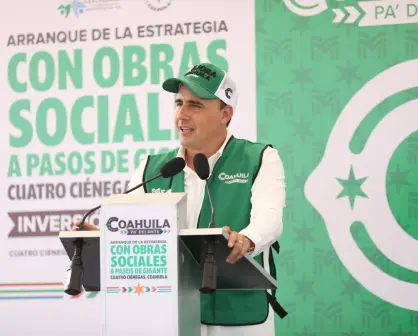 Manolo Jiménez presenta balance de obras realizadas en Coahuila en julio