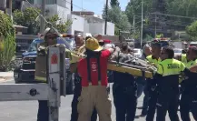 Albañil se electrocuta en el piso 10 de un edificio de Durango