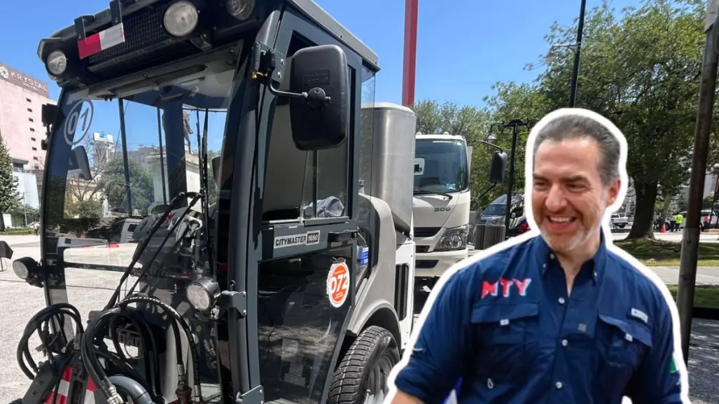 Adrián de la Garza equipa Monterrey con barredoras de alta tecnología