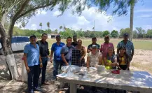 Familias de la ribereña en Tamaulipas inician con la siembra de cempasúchil