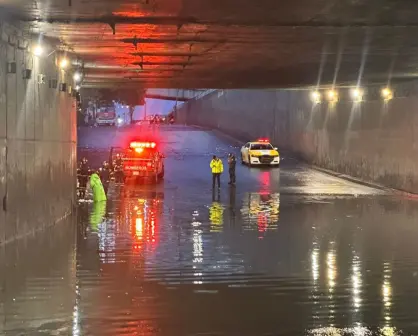 Vuelven a inundarse vialidades en CDMX: bajo puente de Churubusco alcanza los 30 cm de agua