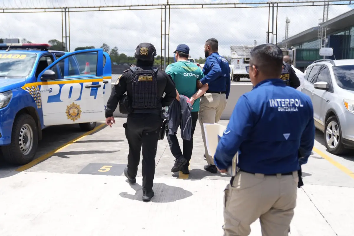 Hombre de Guatemala es detenido en la Ciudad de México. Foto: PNCdeGuatemala