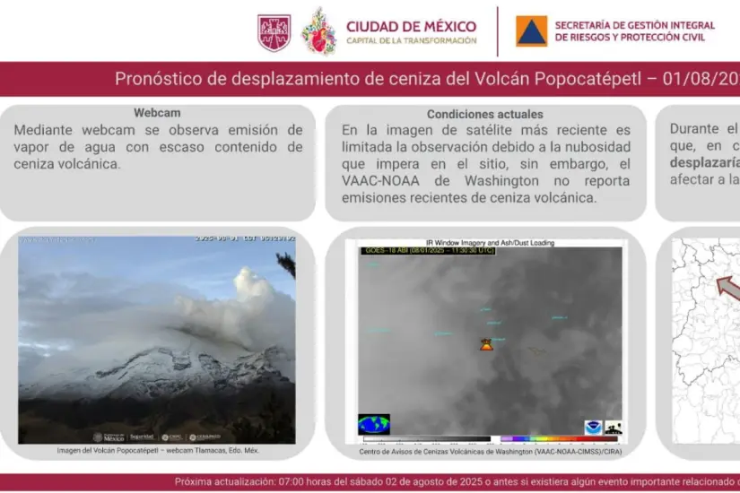 Lluvia afectará la CDMX. Foto: X @SGIRPC_CDMX