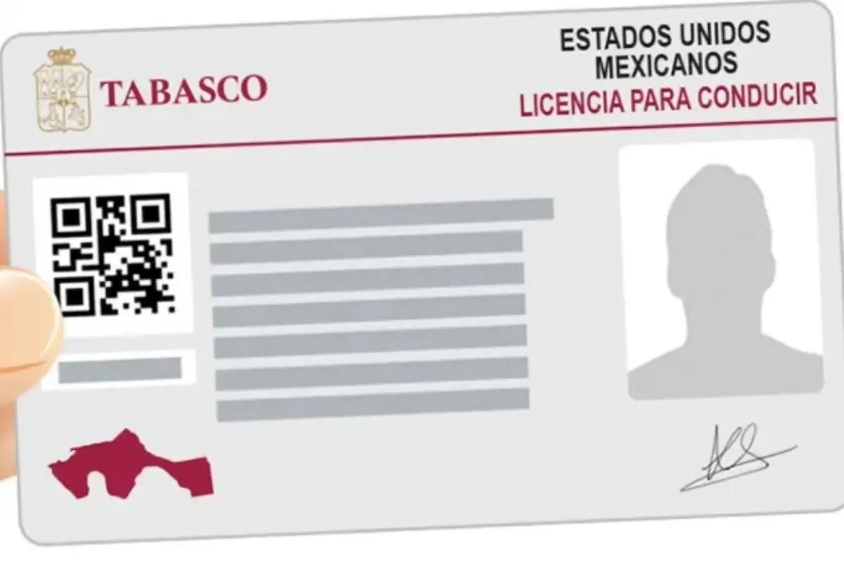Licencia de conducir digital Foto: X(Twitter) @Gobdetabasco