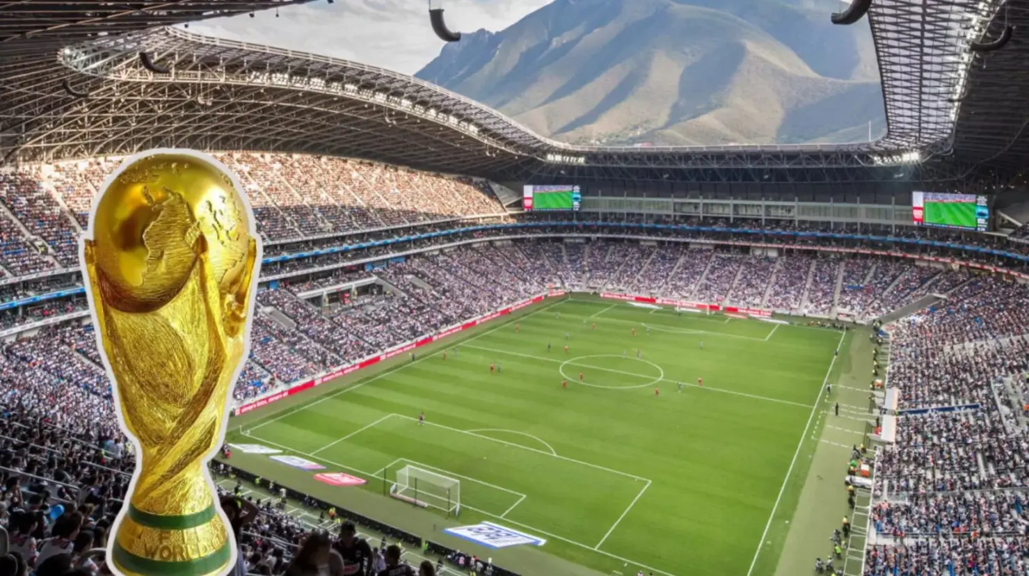 El estadio Monterrey será sede de partidos en el Mundial 2026. (Fotografía: Populous)