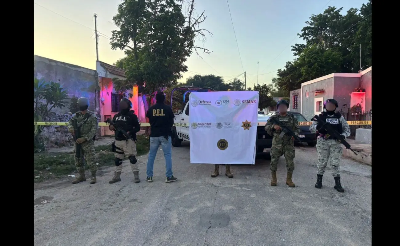 ¿Qué ocurrió durante el cateo en la colonia Melitón Salazar? Foto: SSP | Canva