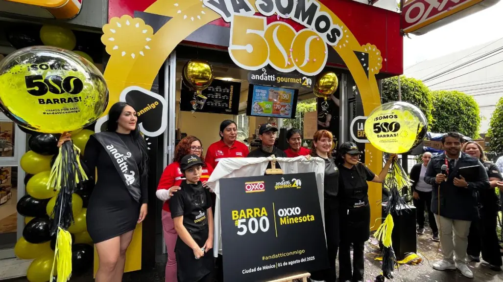 OXXO alcanza las 500 barras de Andatti en México y estrena nueva experiencia en CDMX