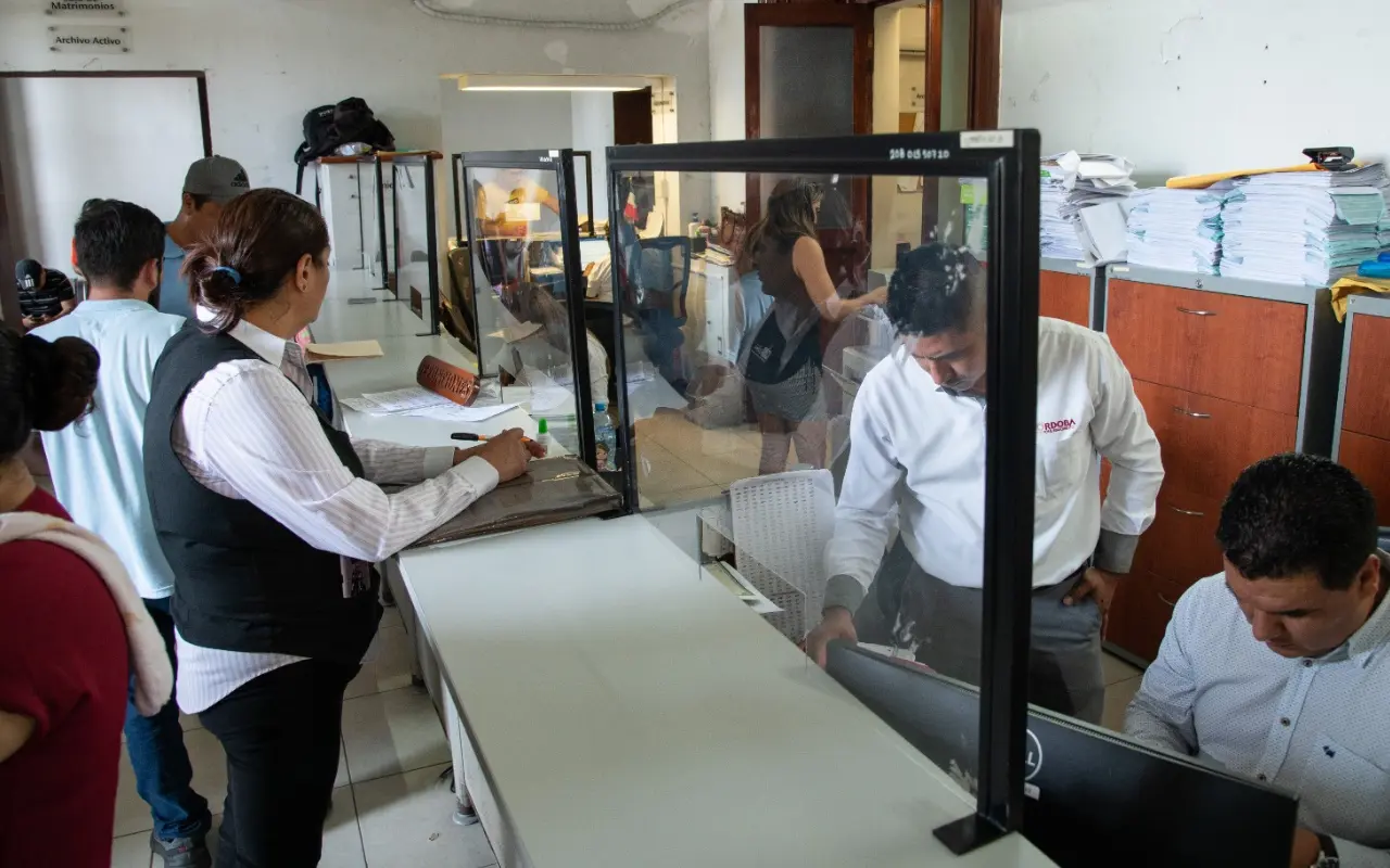 Oficina de Registro Civil. Foto: H. Ayuntamiento de Córdoba, Veracruz