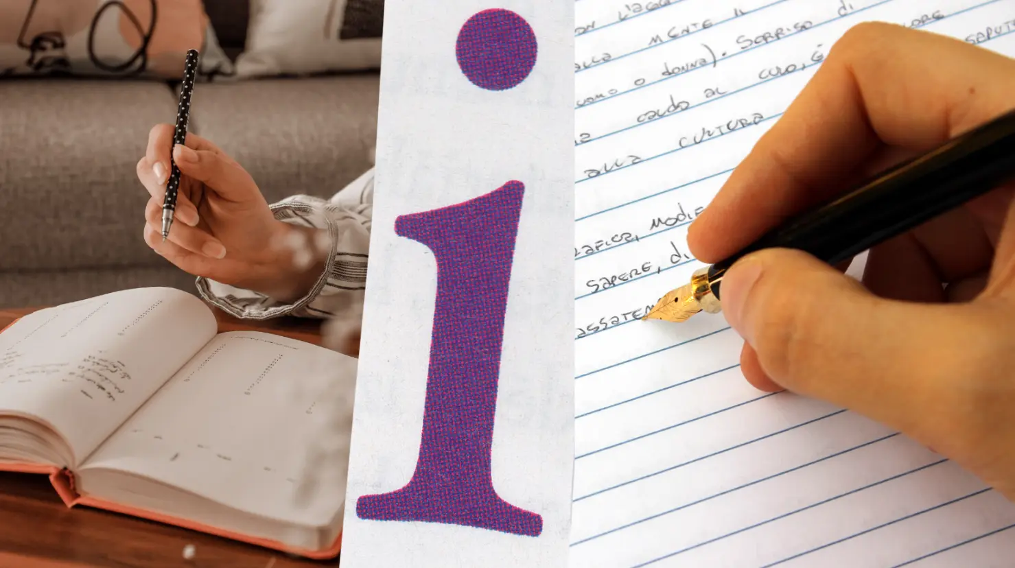 ¿Qué revela el punto de la “i” en la escritura, según la grafología? Foto: Canva.