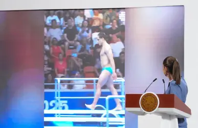 Claudia Sheinbaum felicita a Osmar Olvera por su triunfo en Singapur