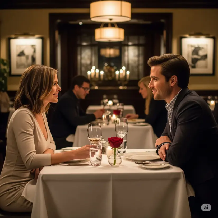 Descubre cómo la inteligencia artificial imagina a la unión perfecta de Rachel y Ted en el mundo de las sitcoms. Foto: Canva / Gemeni