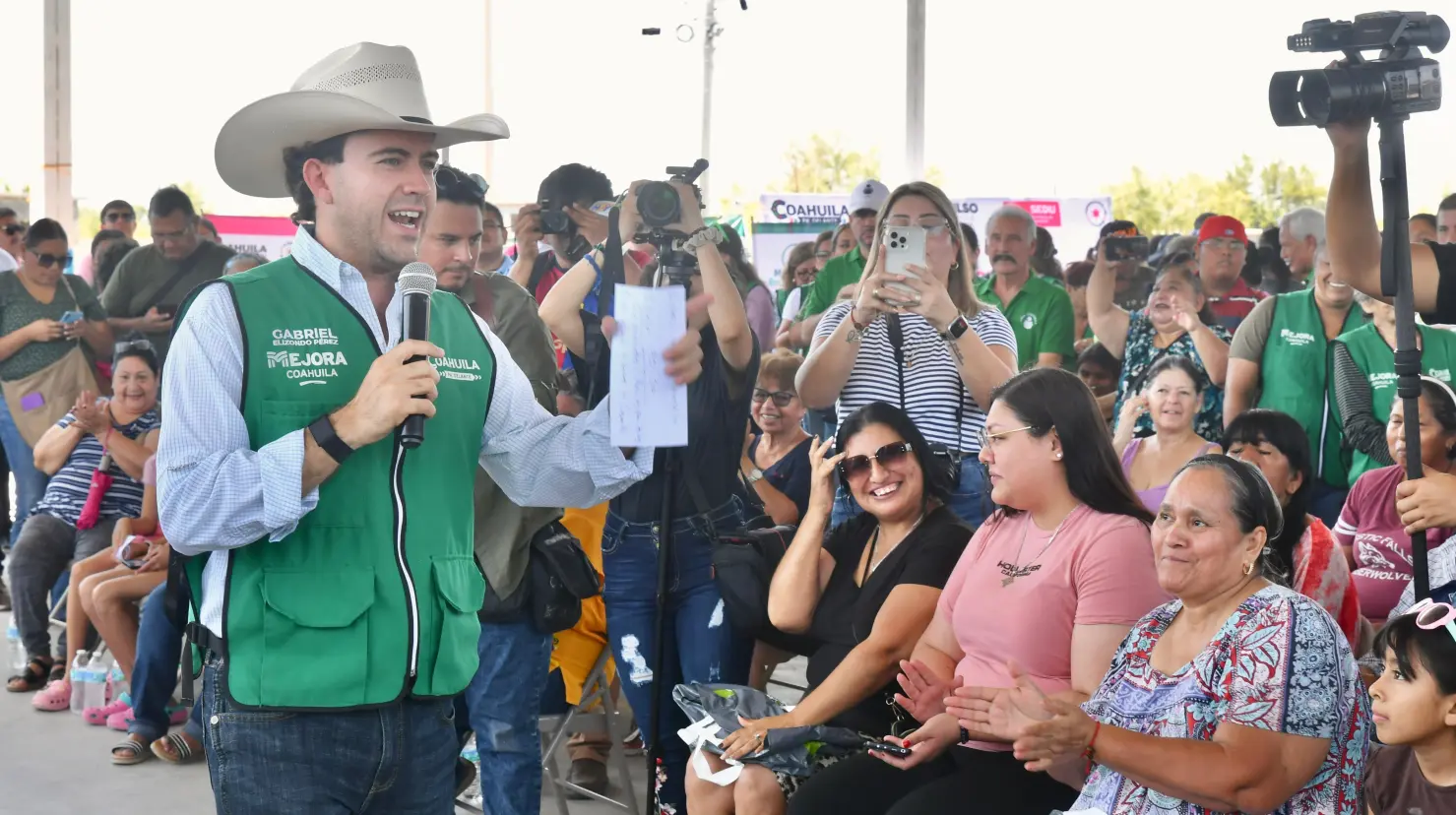 Gabriel Elizondo, coordinador general de Mejora Coahuila. (Fotografía: Mejora Coahuila)