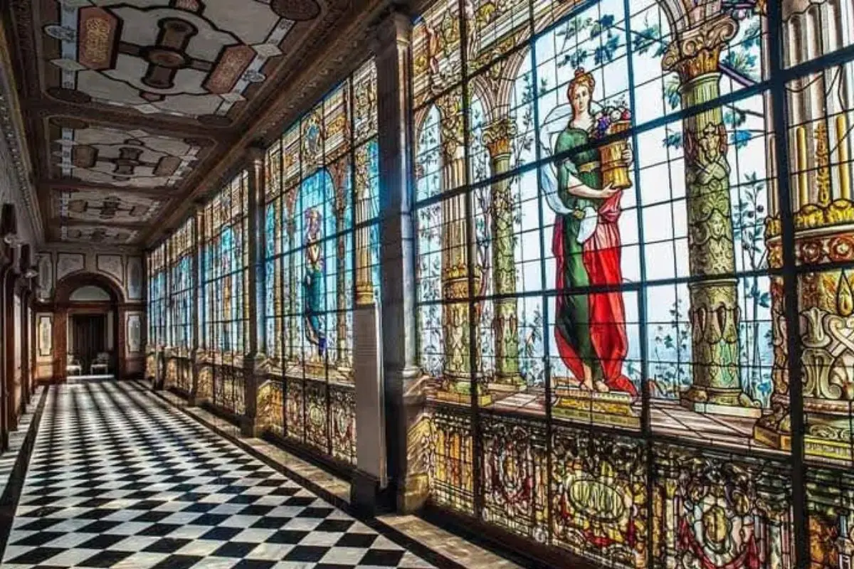Vitrales del Castillo de Chapultepec en CDMX.  Foto: Castillo de Chapultepec