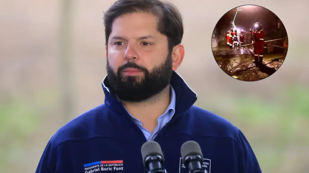 Gabriel Boric pide intensificar búsqueda de mineros atrapados en El Teniente