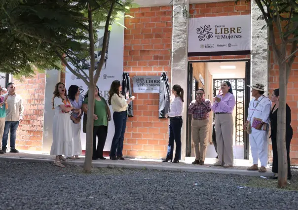 Claudia Sheinbaum inaugura en Silao, Guanajuato el Centro Libre para Mujeres