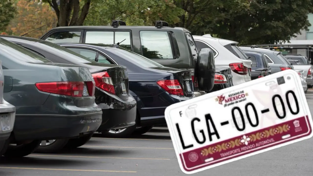 Placas vehiculares en Edomex: conoce el calendario final para el reemplacamiento en 2025. Foto: Canva / @FinanzasEdomex