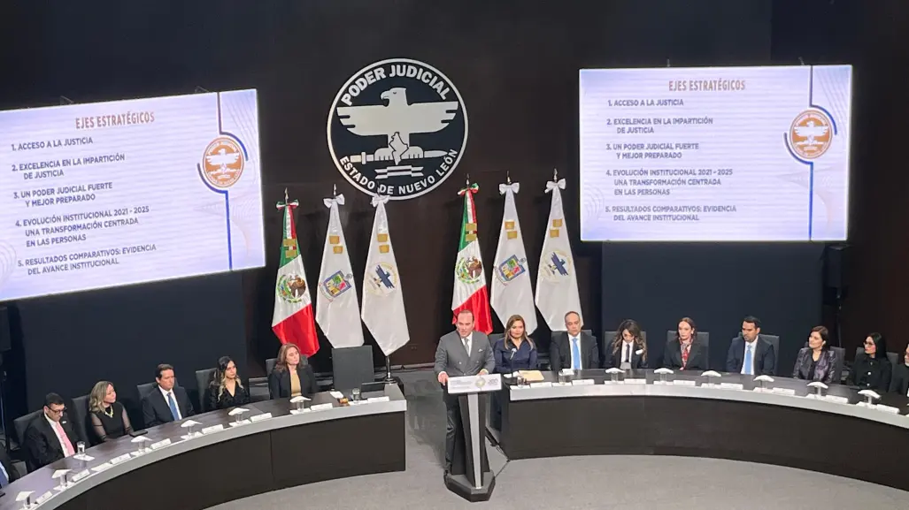Tribunal Superior de Justicia de Nuevo León presenta informe 2024-2025 con énfasis en digitalización y acceso ciudadano