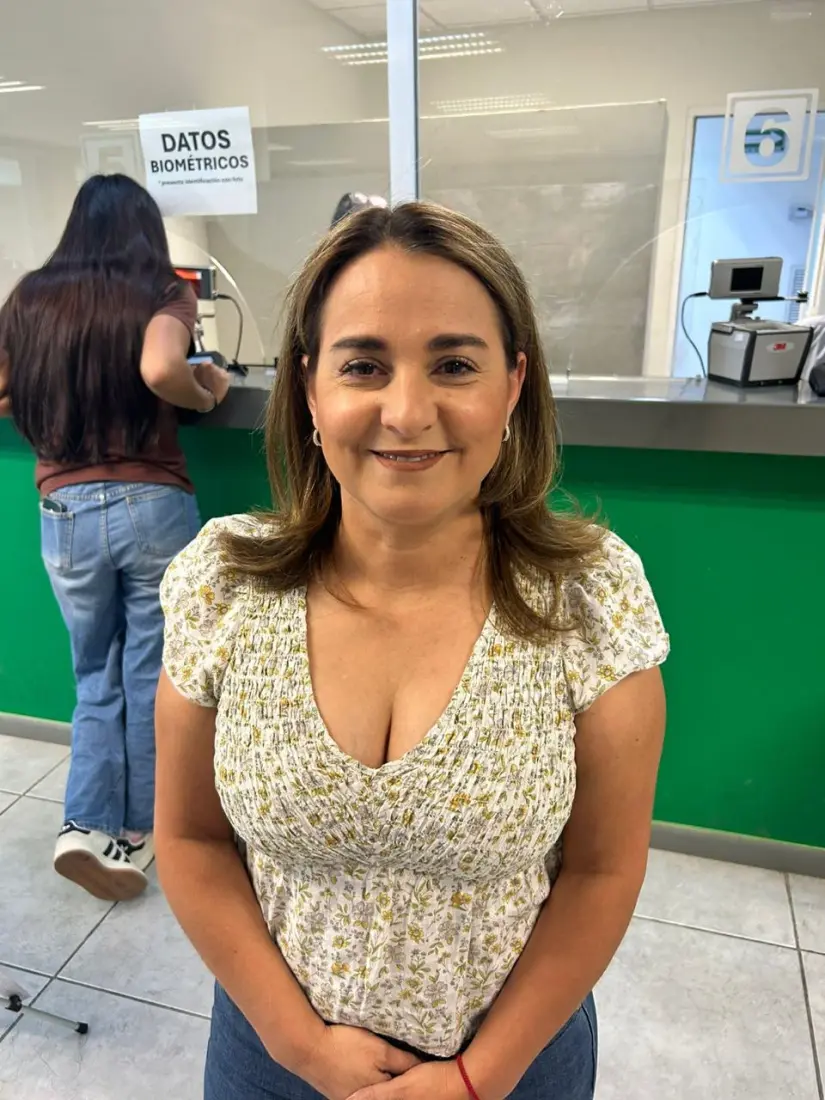 Catalina Labastida, directora del Registro Civil de Coahuila en entrevista POSTA Coahuila / Foto: Leslie Delgado