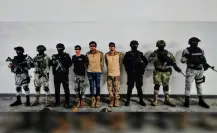 Detienen a tres hombres en Aramberri por narcomenudeo y portación de armas