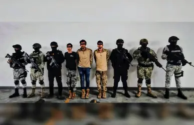 Detienen a tres hombres en Aramberri por narcomenudeo y portación de armas