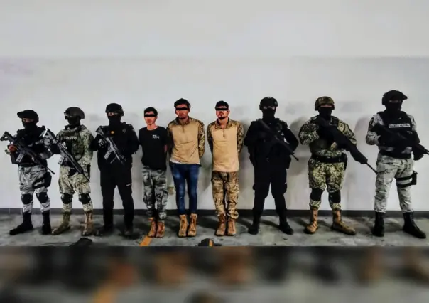 Detienen a tres hombres en Aramberri por narcomenudeo y portación de armas