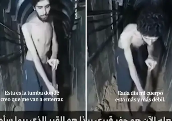 Hamas publica cruel video de rehén israelí: "Estoy cavando mi propia tumba"