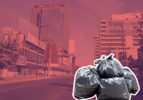 Hallan restos humanos en bolsa de basura en pleno centro de Monterrey