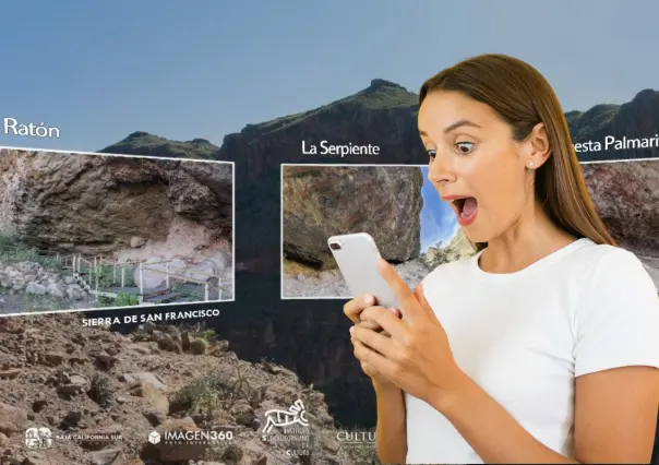 Explora el arte rupestre de Baja California Sur en un recorrido virtual de 360°