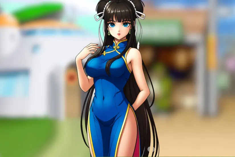 La fusión de Chun Li y Milk por IA ha capturado la atención de miles en las plataformas digitales más populares. Foto: Gemini