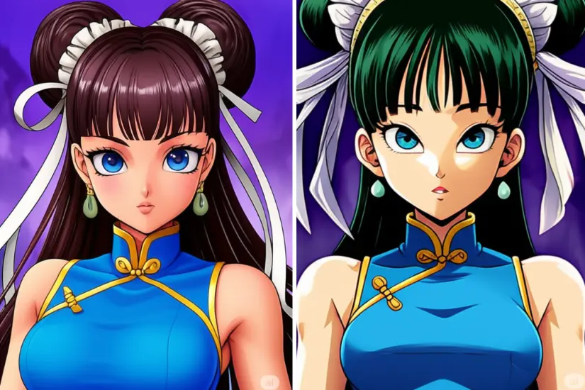 La innovadora fusión de Chun Li y Milk mediante IA ha provocado diversas reacciones entre los aficionados en las redes. Foto: Gemini