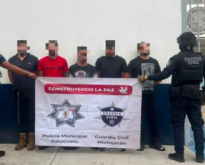 Detienen a cinco presuntos miembros del CJNG en autopista de Michoacán