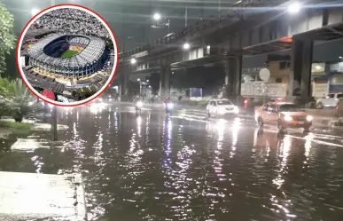 Lluvias de julio en CDMX rompen récord; llenarían 196 veces el Estadio Azteca
