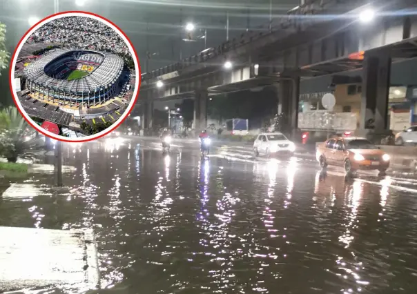 Lluvias de julio en CDMX rompen récord; llenarían 196 veces el Estadio Azteca