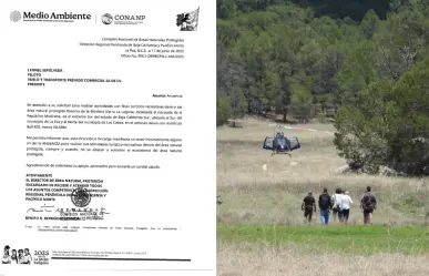 Revelan que el aterrizaje del helicóptero en Sierra de la Laguna fue autorizado por la Conanp