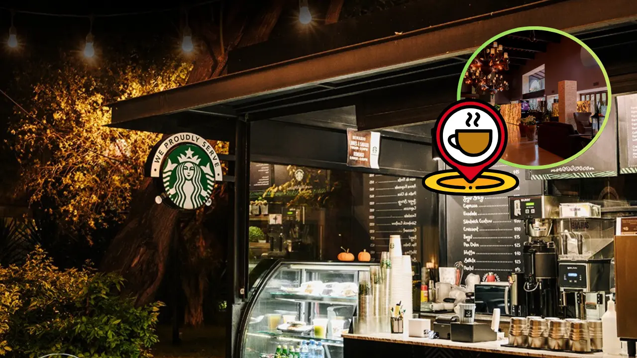 Esta sucursal de Starbucks se localiza en uno de los Hoteles más increíbles de Durango. Foto: FB Hotel Gobernador.