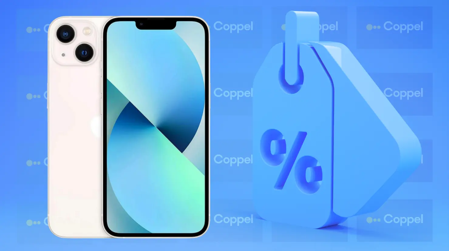 Diseño refinado, cámaras avanzadas y gran rendimiento hacen del iPhone 13 una opción atractiva con precio rebajado en Coppel. Foto: Canva