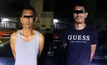 Detienen a dos hombres por robo con violencia en calles del centro de Monterrey
