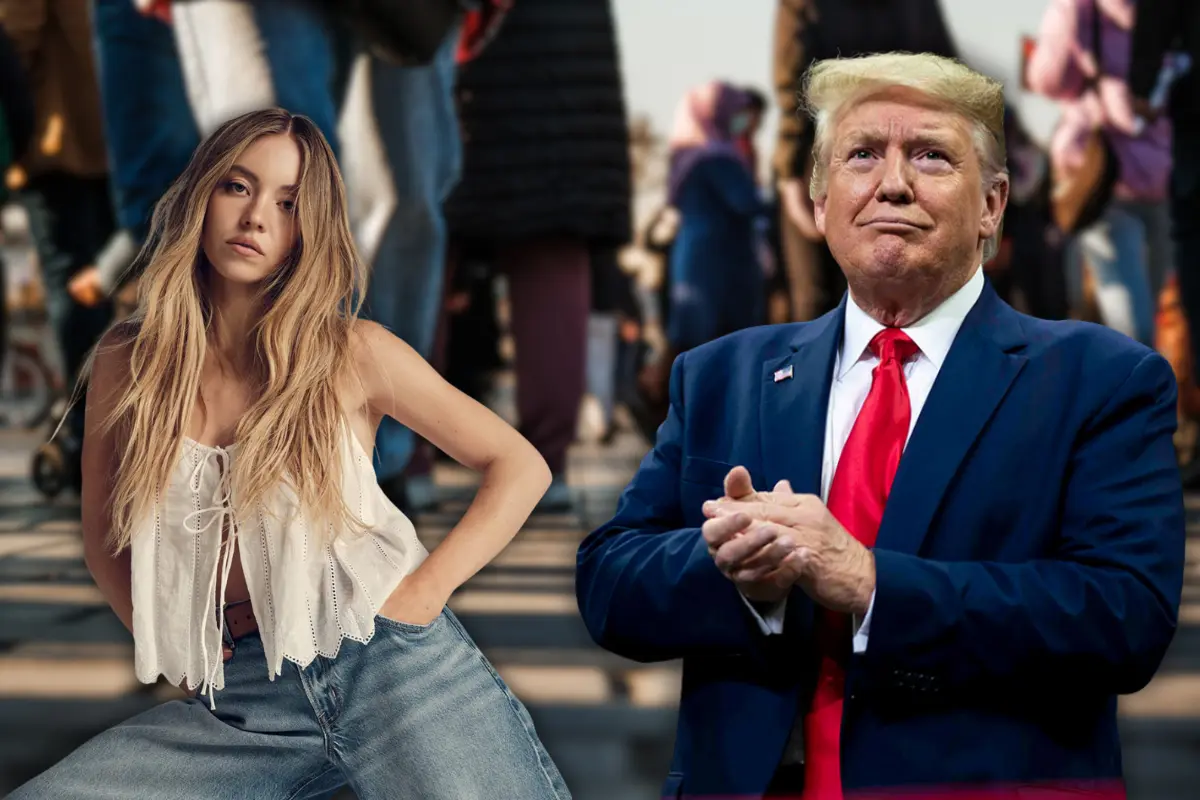 Sydney Sweeney desata opiniones (Foto: IG @americaneagle / Canva)