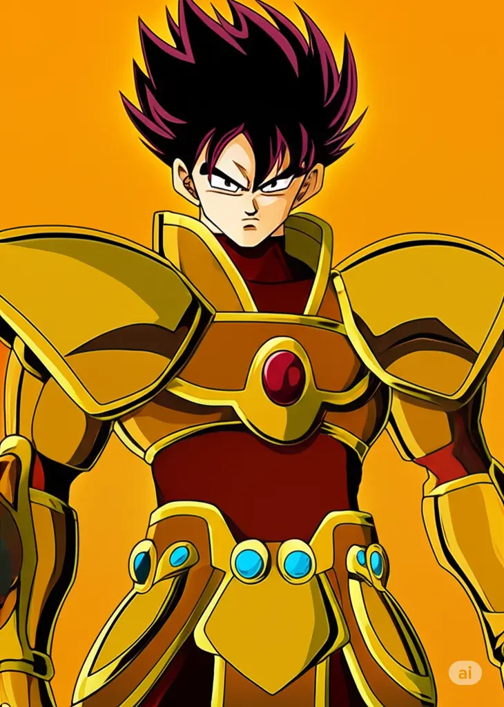 Explorar la fusión entre Goku y Saga de Géminis nos lleva a un universo de poder y habilidades mágicas asombrosas. Foto: Gemini