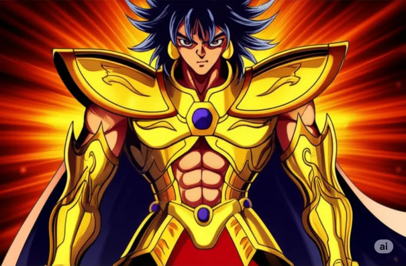Una fusión de Saga de Géminis y Goku ofrece una visión de un guerrero sin par en la lucha del anime. Foto: Gemini