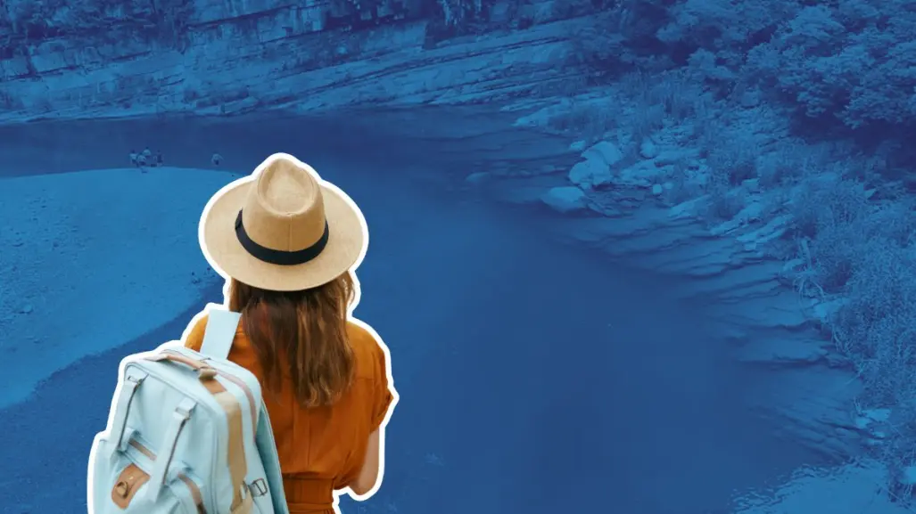 La ´playa´ escondida entre la sierra de Allende que sorprende por su forma y paisajes que la rodean
