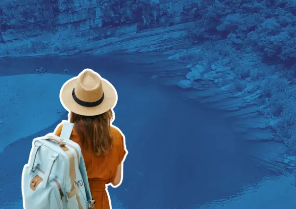 La ´playa´ escondida entre la sierra de Allende que sorprende por su forma y paisajes que la rodean