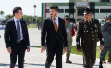 Miguel Flores felicita a nuevo coordinador de la Guardia Nacional en Nuevo León