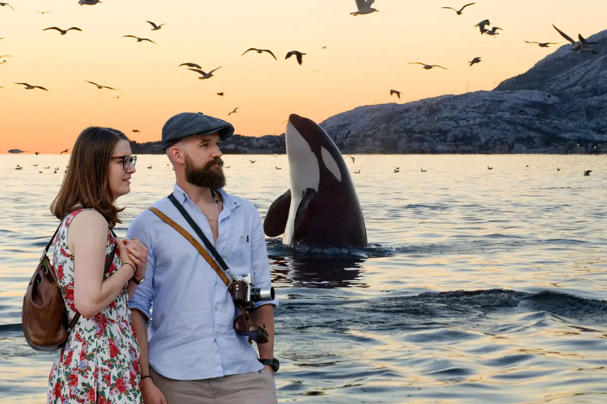 Por fin hay una regulación para legalizar el avistamiento de orcas en La Ventana y otras playas de La Paz. Fotos: Canva.